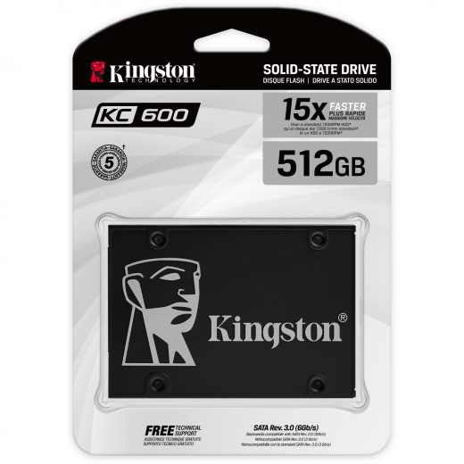 SSD 2.5 512GB Kingston KC600