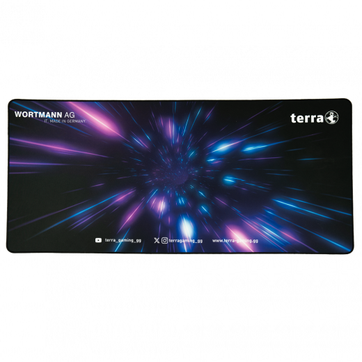 TERRA Mousepad XXL PURE Gaming black/black schwarz (2810724)