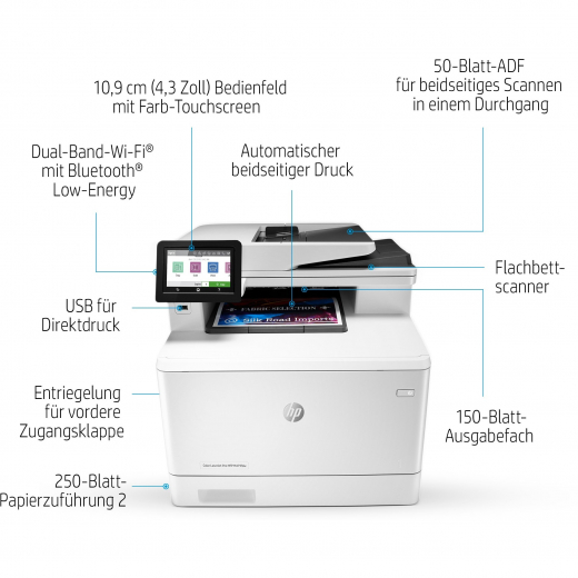 FL HP Color LaserJet Pro MFP M479fnw 4in1/A4/LAN/WiFi/ADF